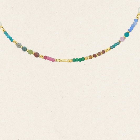 Multi-colored Beaded Necklace