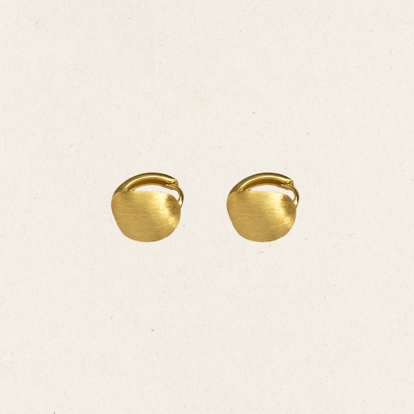 Ripple Dome Hoop Earrings