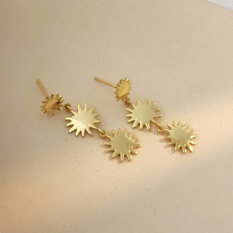 Sunburst Cascade Drop Earrings