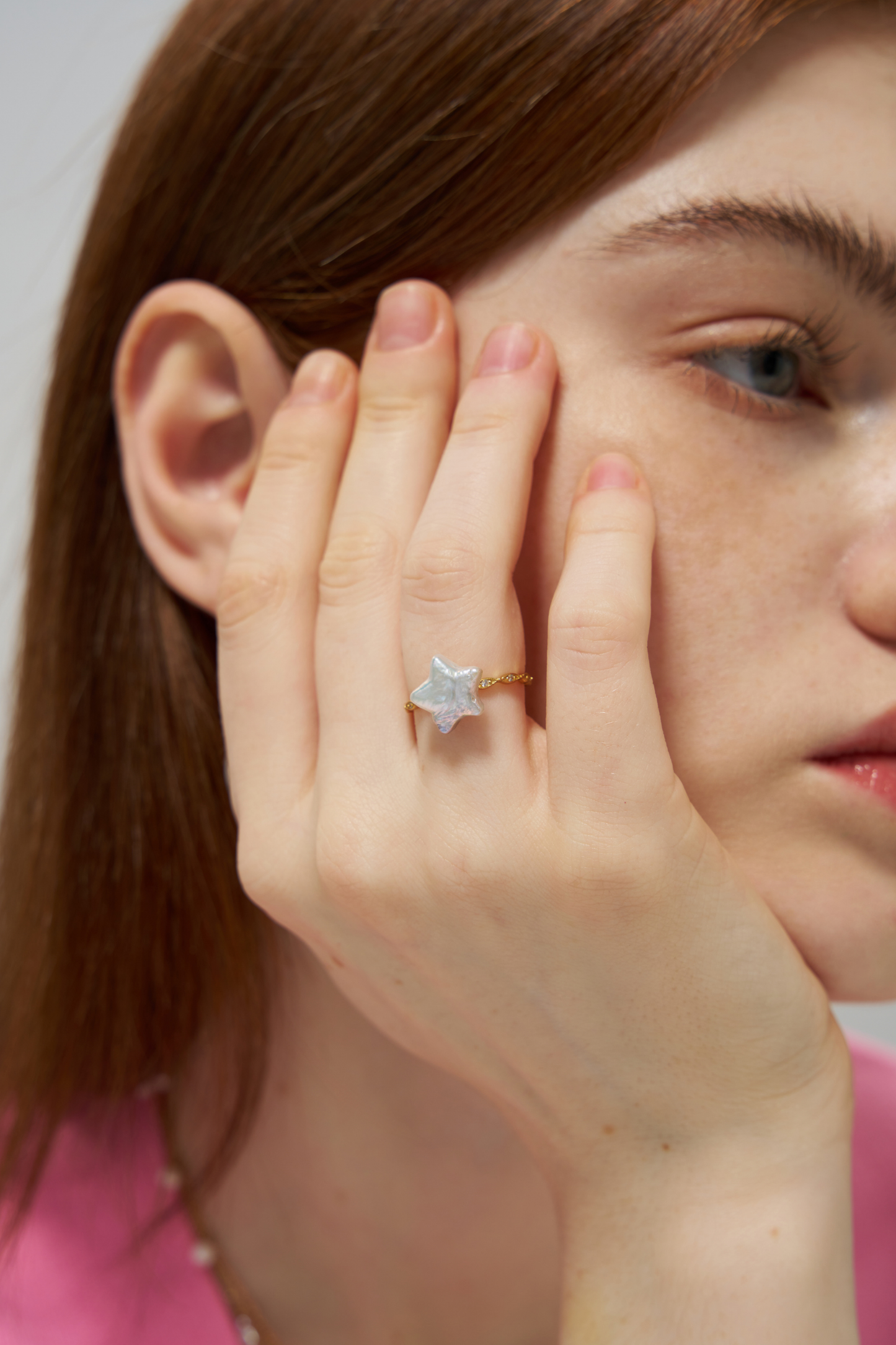 Pearl Star Ring