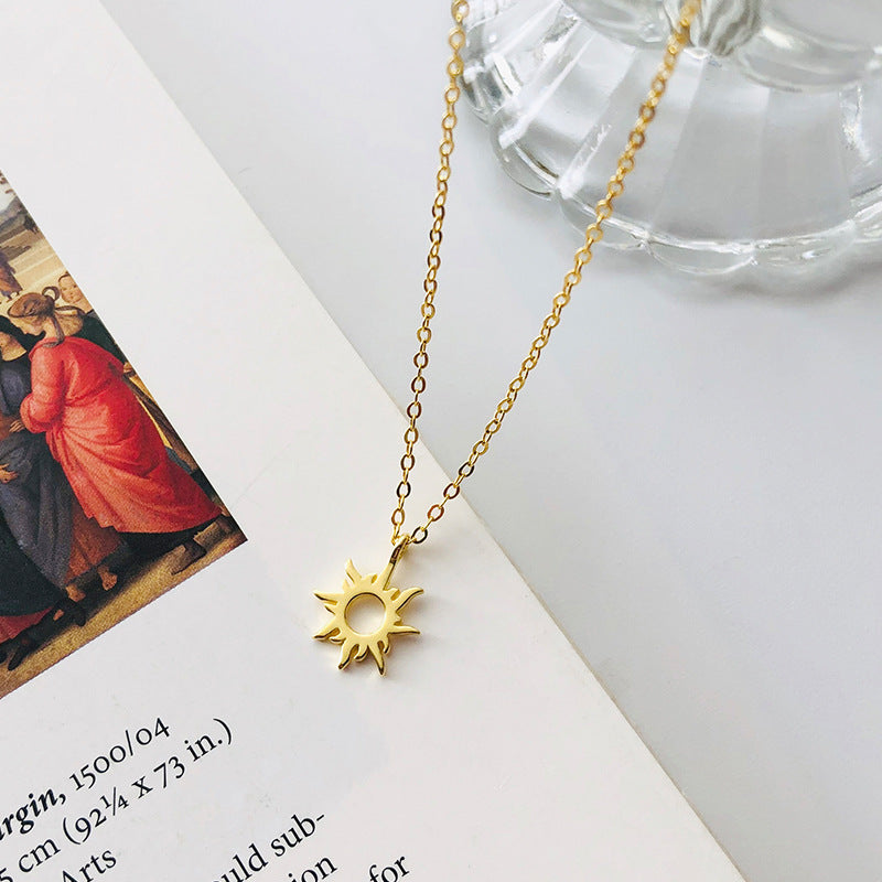 Gold Sunburst Necklace
