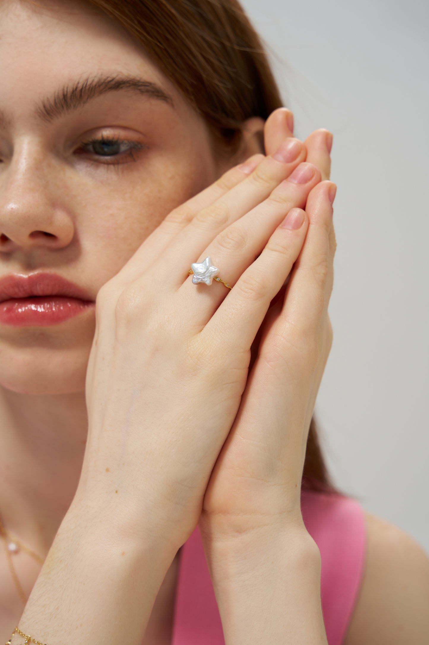 Pearl Star Ring
