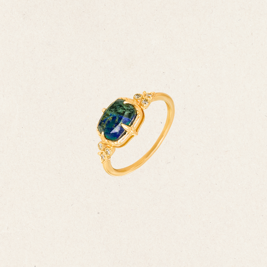 Natural Chrysocolla Ring