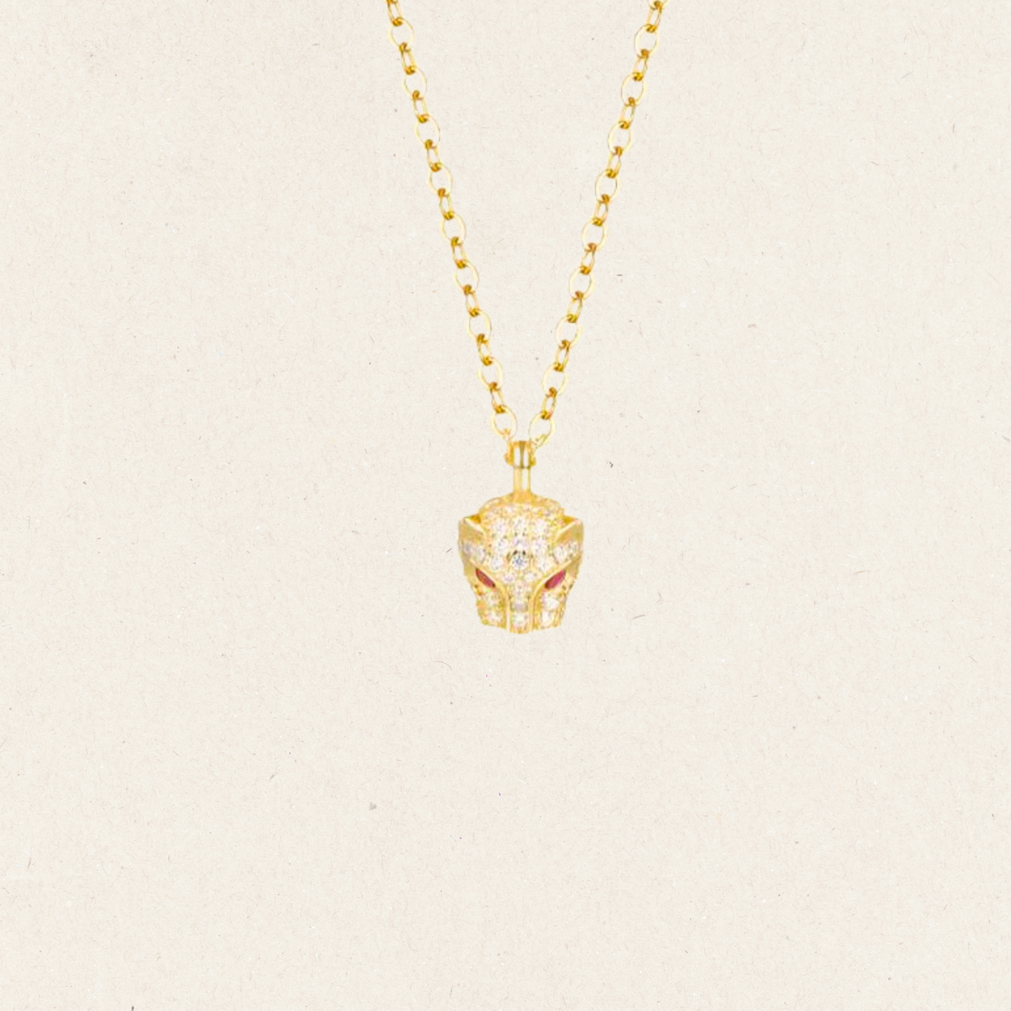 Diamond leopard Necklace