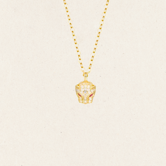 Diamond leopard Necklace
