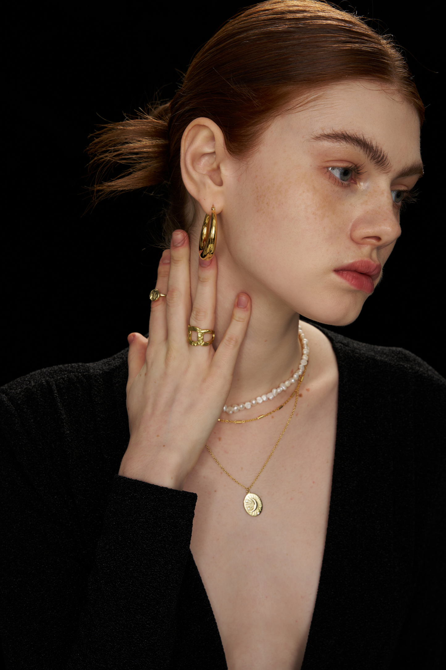 Adjustable Buckle Chain Ring