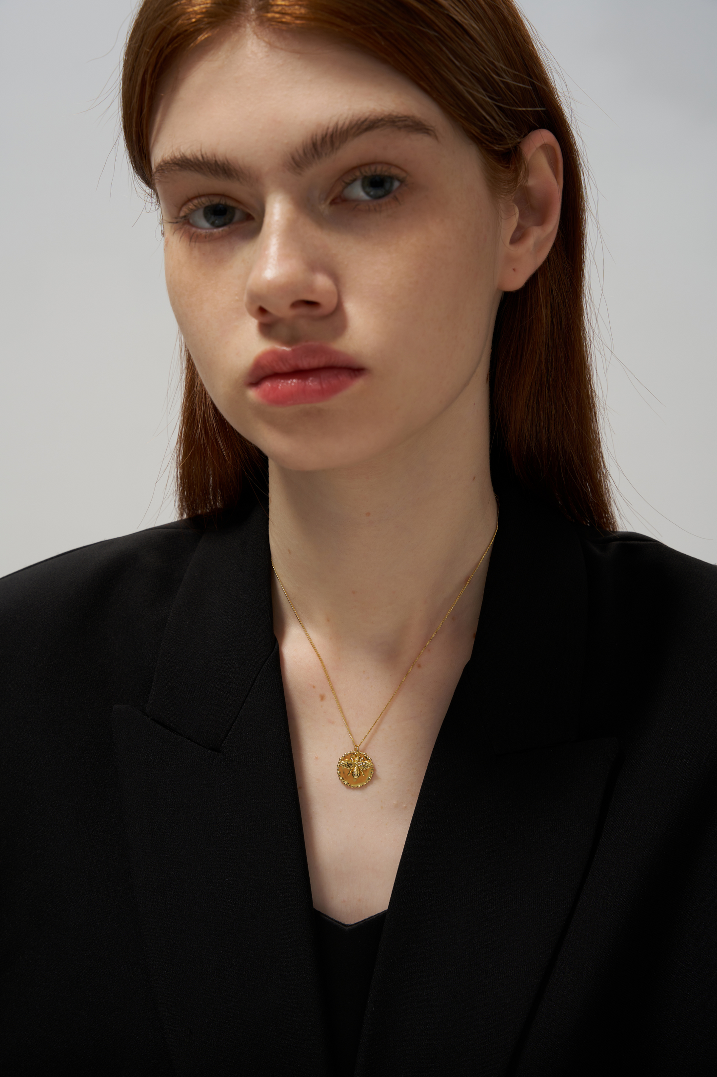 Bee on The Coin Necklace