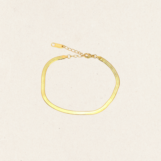Classic Thin Snake Bone Chain Bracelet