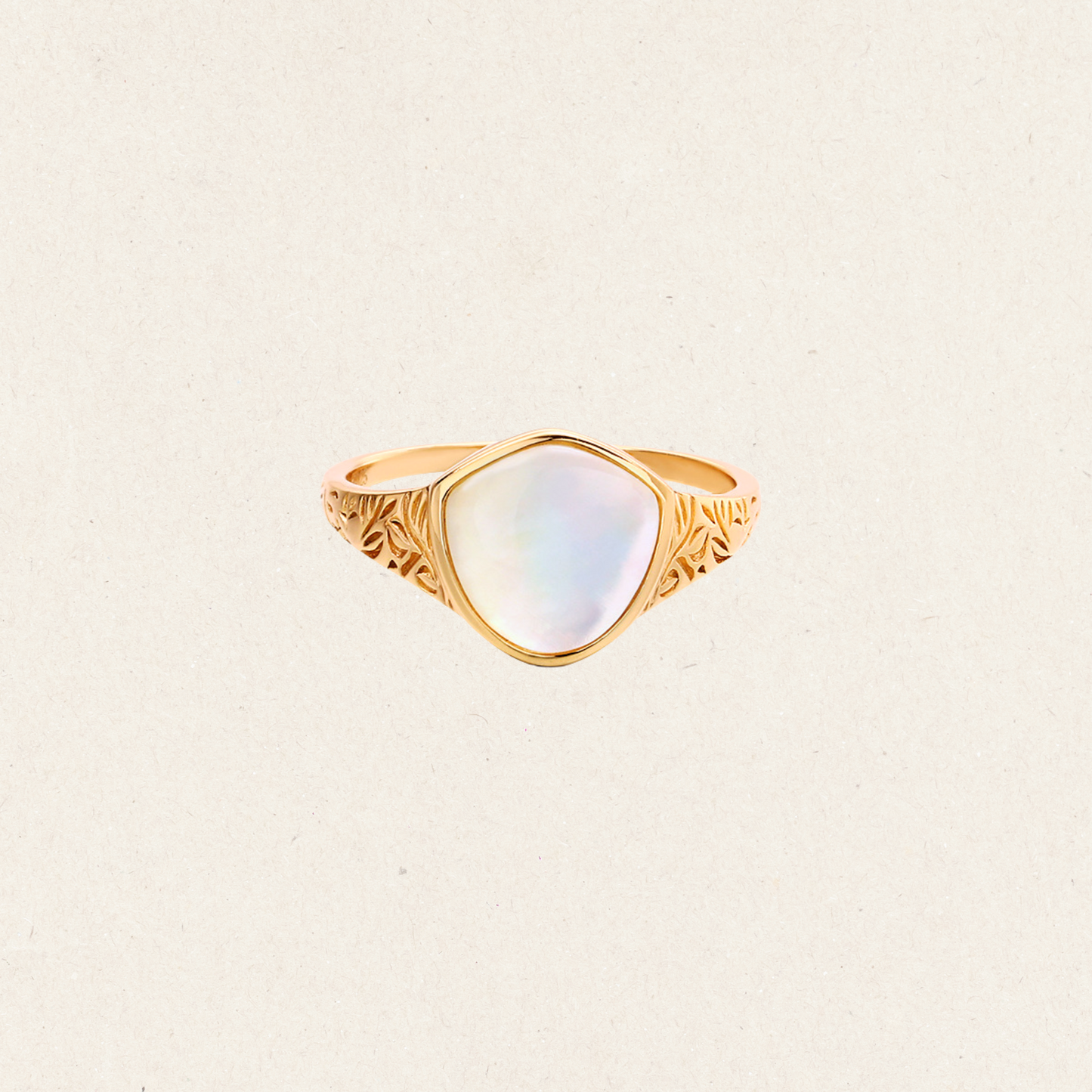 Velvet Light Dainty Moonstone Ring