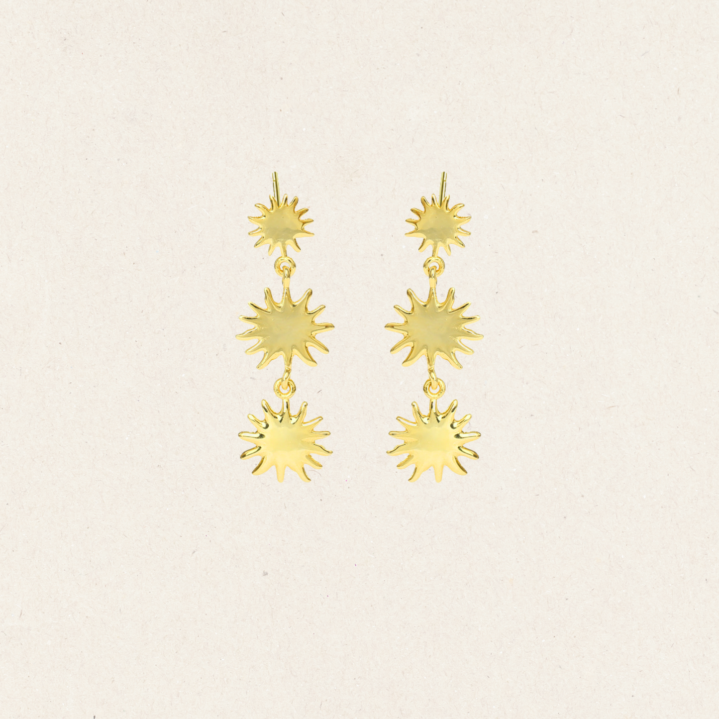 Sunburst Cascade Drop Earrings