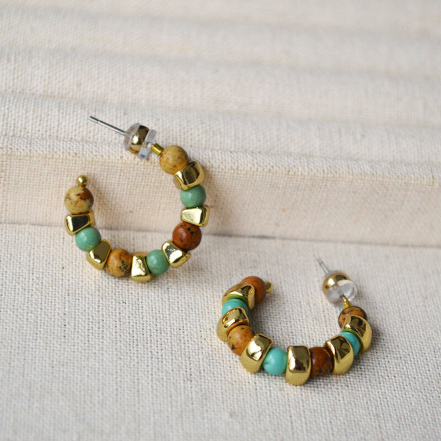 Desert Bloom stud Hoops