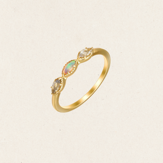 Serenity Loop Opal Ring