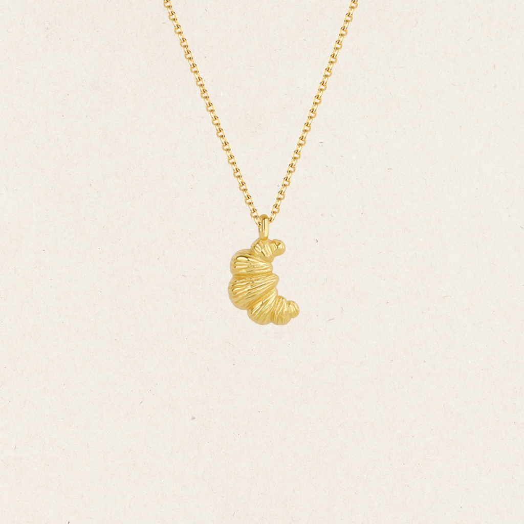 Mini Croissant Necklace