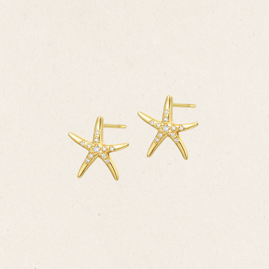 Starfish Stud Earrings