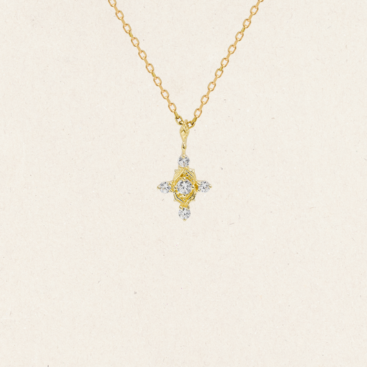 Celeste Cross Necklace
