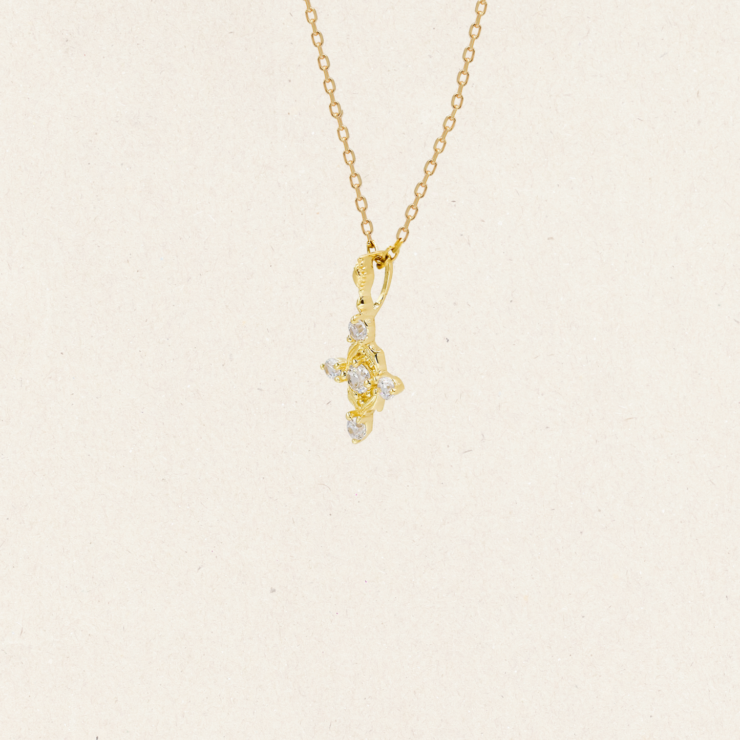 Celeste Cross Necklace