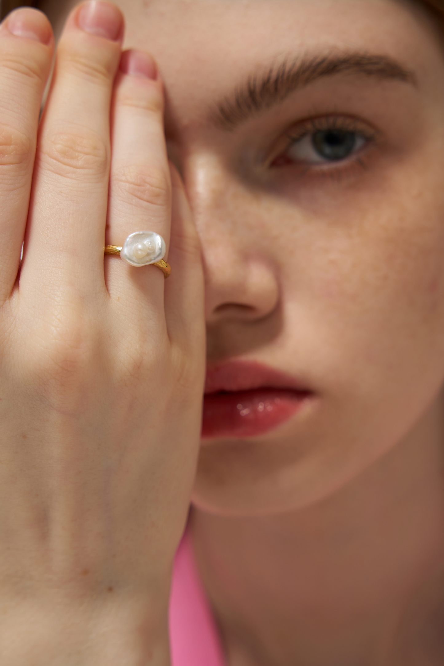 Baroque Pearls Wrap Ring