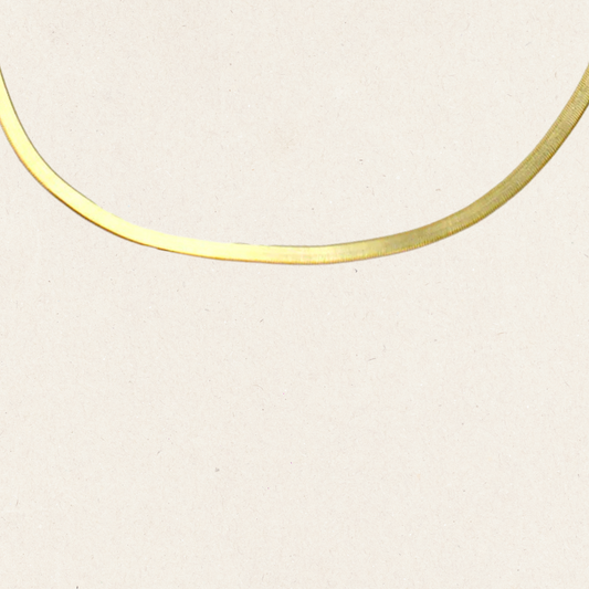 Classic Thin Snake Bone Chain Necklace