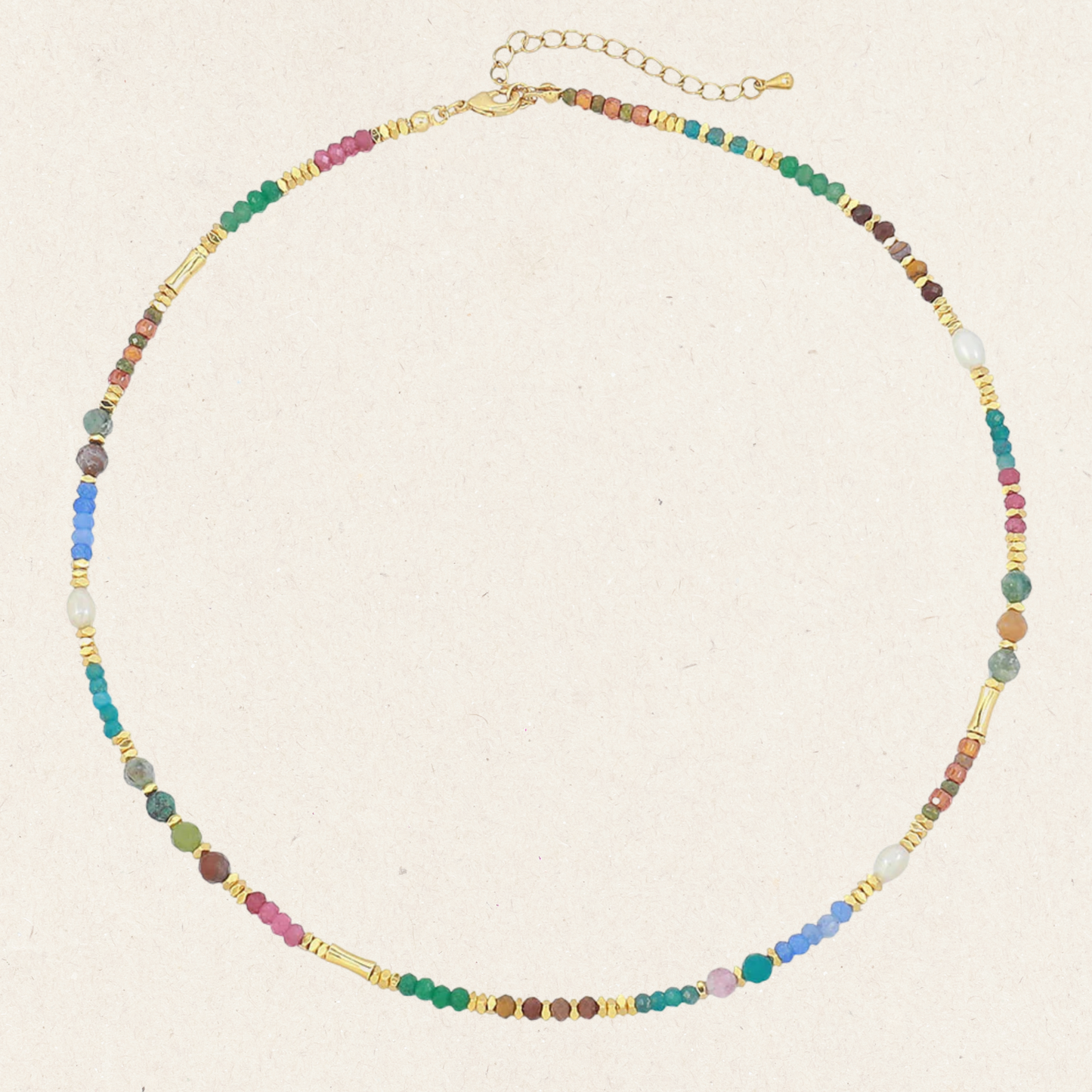 Multi-colored Beaded Necklace