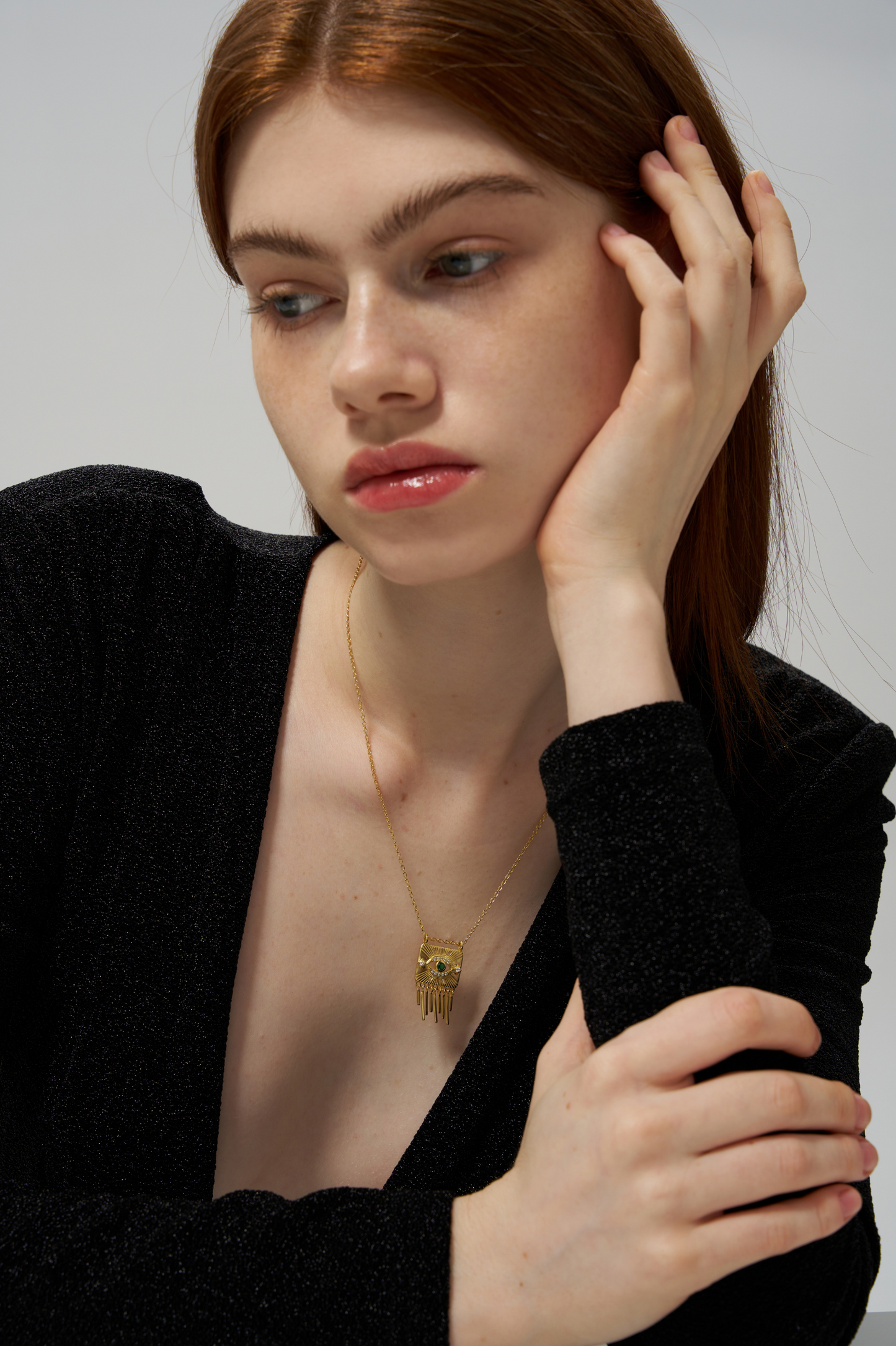 Tassel Eye Necklace