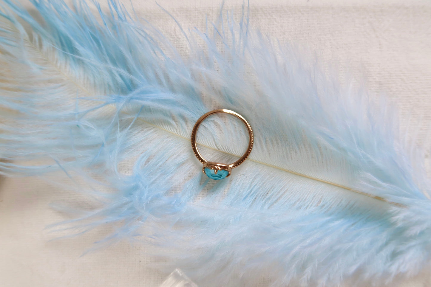 Natural Turquoise Bloom Ring