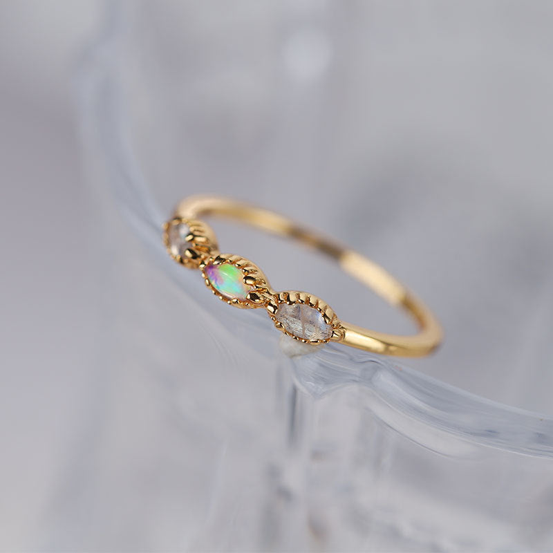 Serenity Loop Opal Ring
