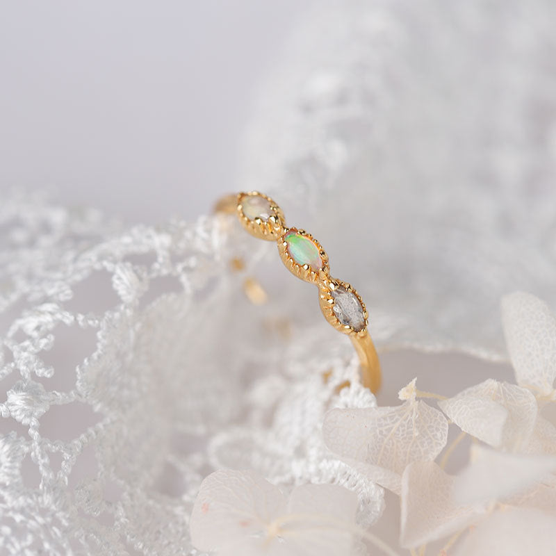 Serenity Loop Opal Ring