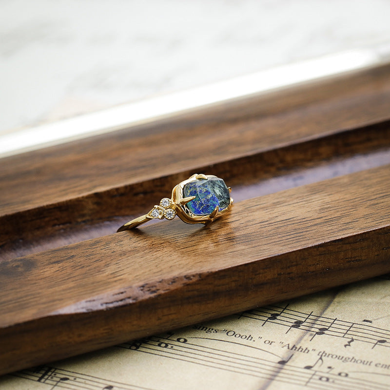 Natural Chrysocolla Ring