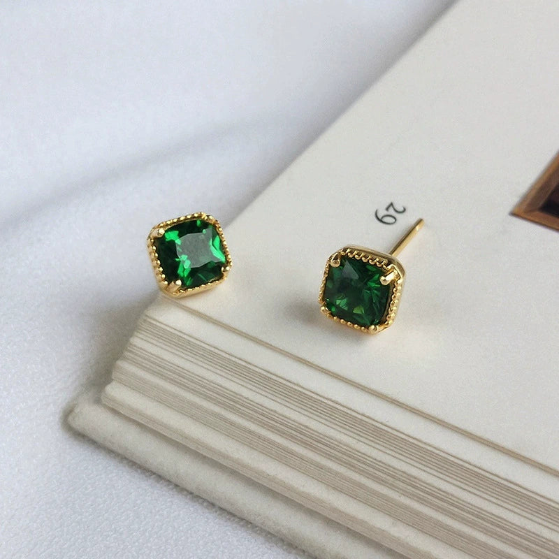 Verdant Grace Stud Earrings