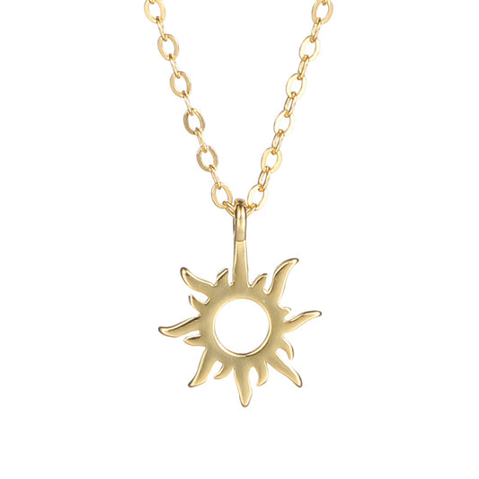 Gold Sunburst Necklace