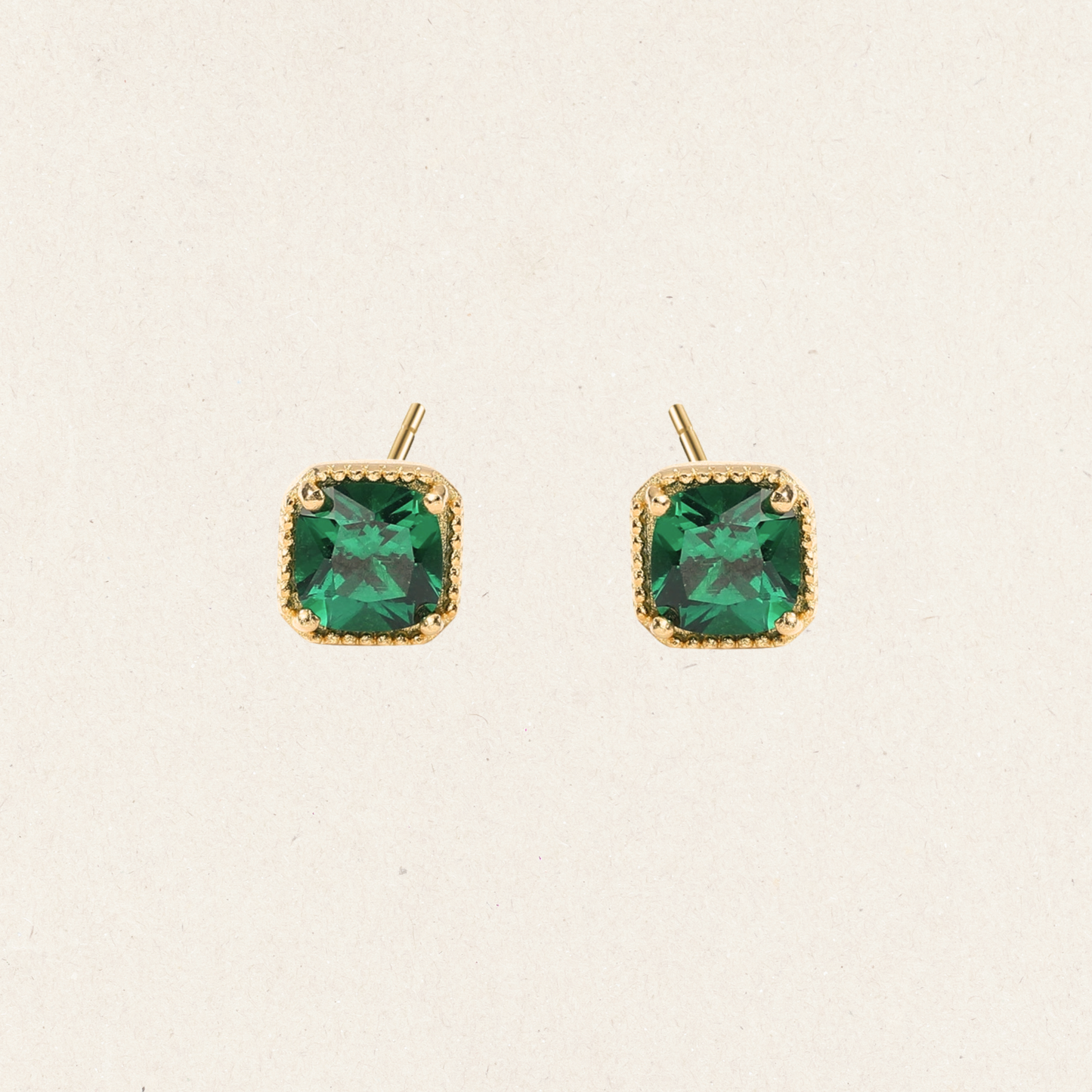 Verdant Grace Stud Earrings