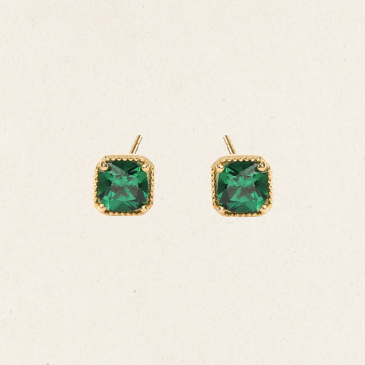 Verdant Grace Stud Earrings
