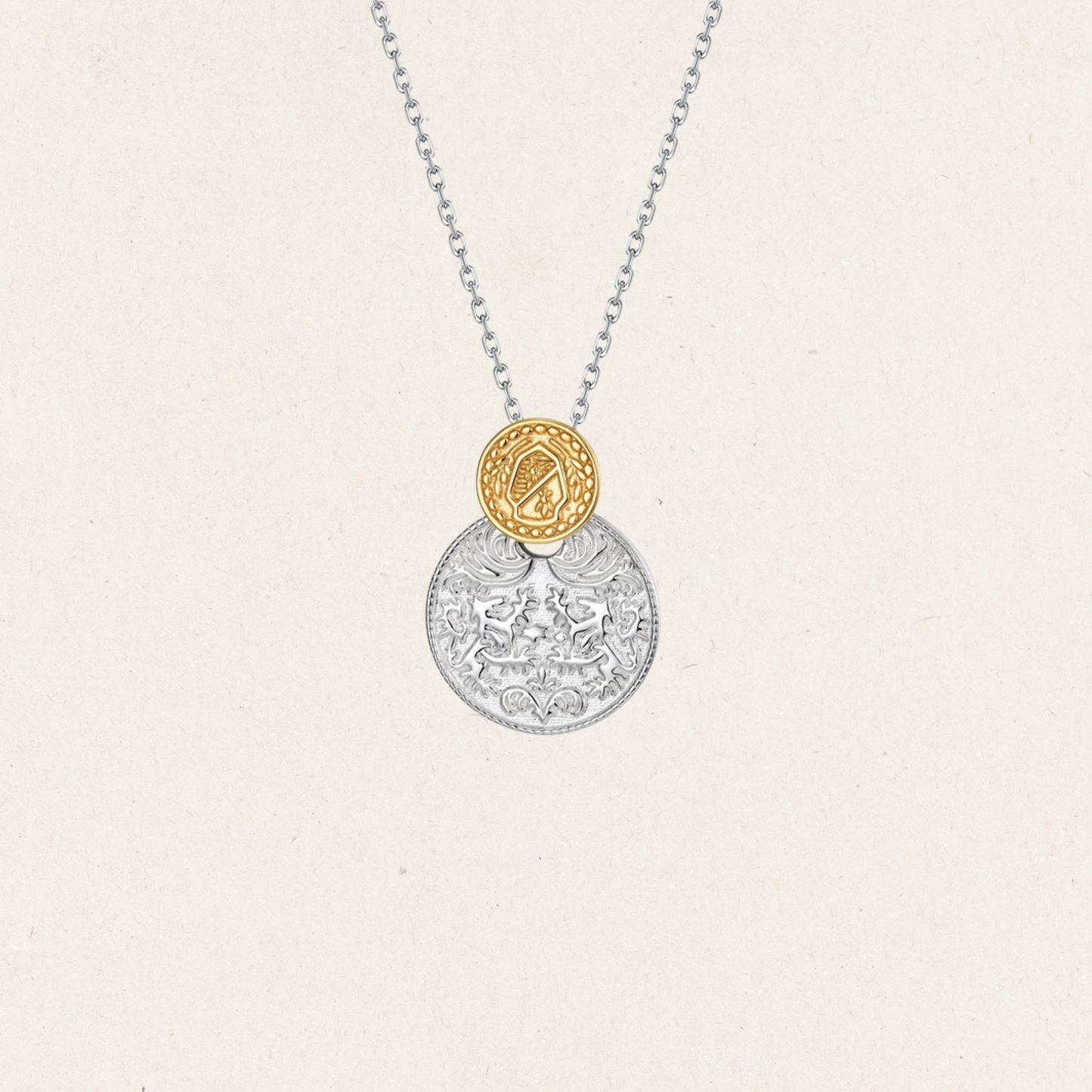Royal Seal Pendant Necklace