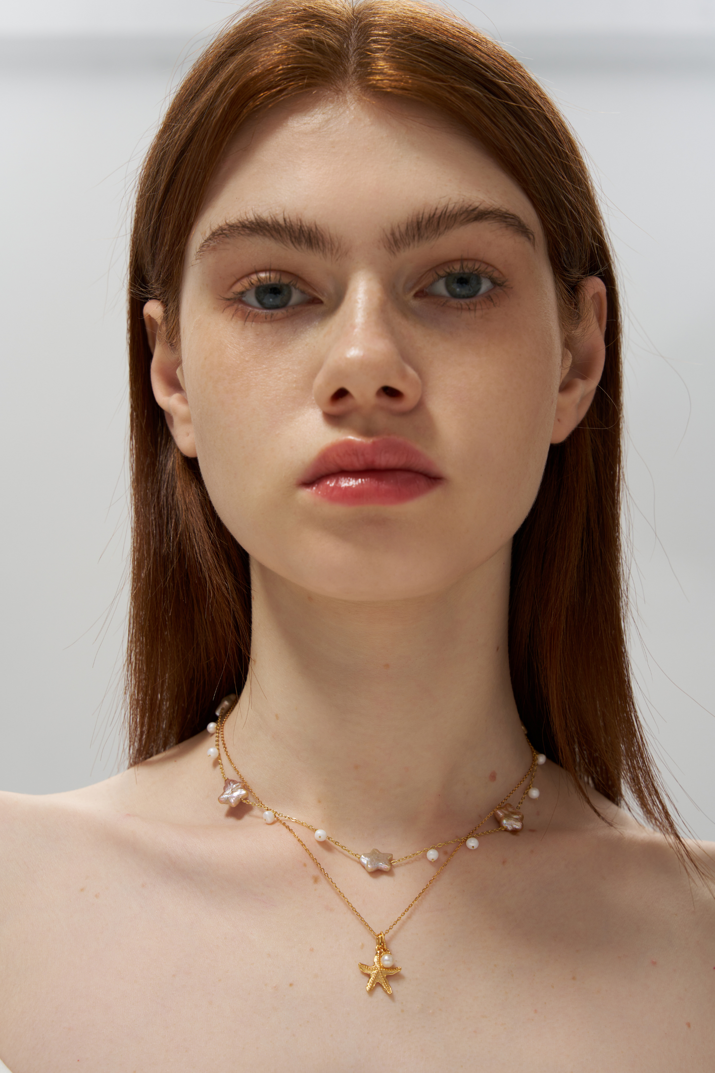 Baroque Pearl Star Chocker Necklace
