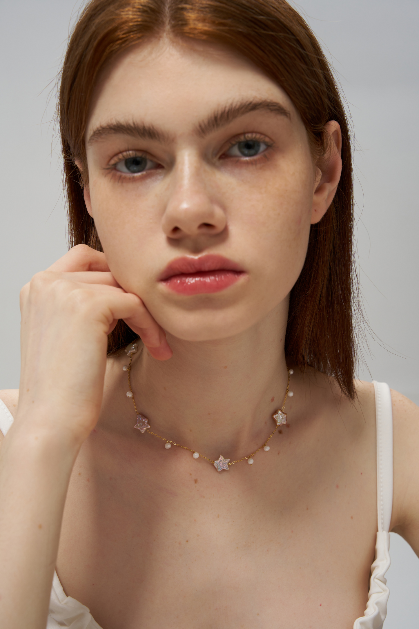 Baroque Pearl Star Chocker Necklace