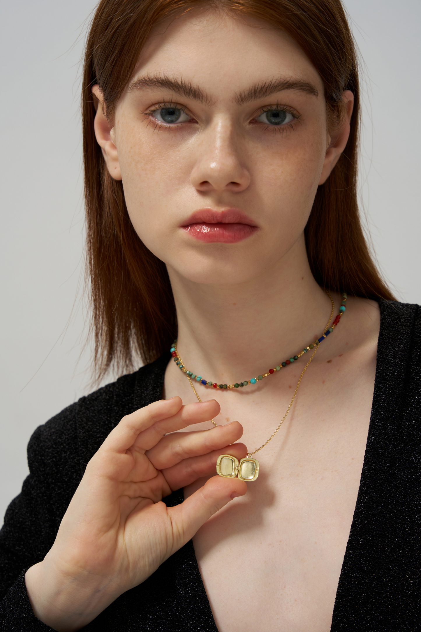 North Star Locket Necklace