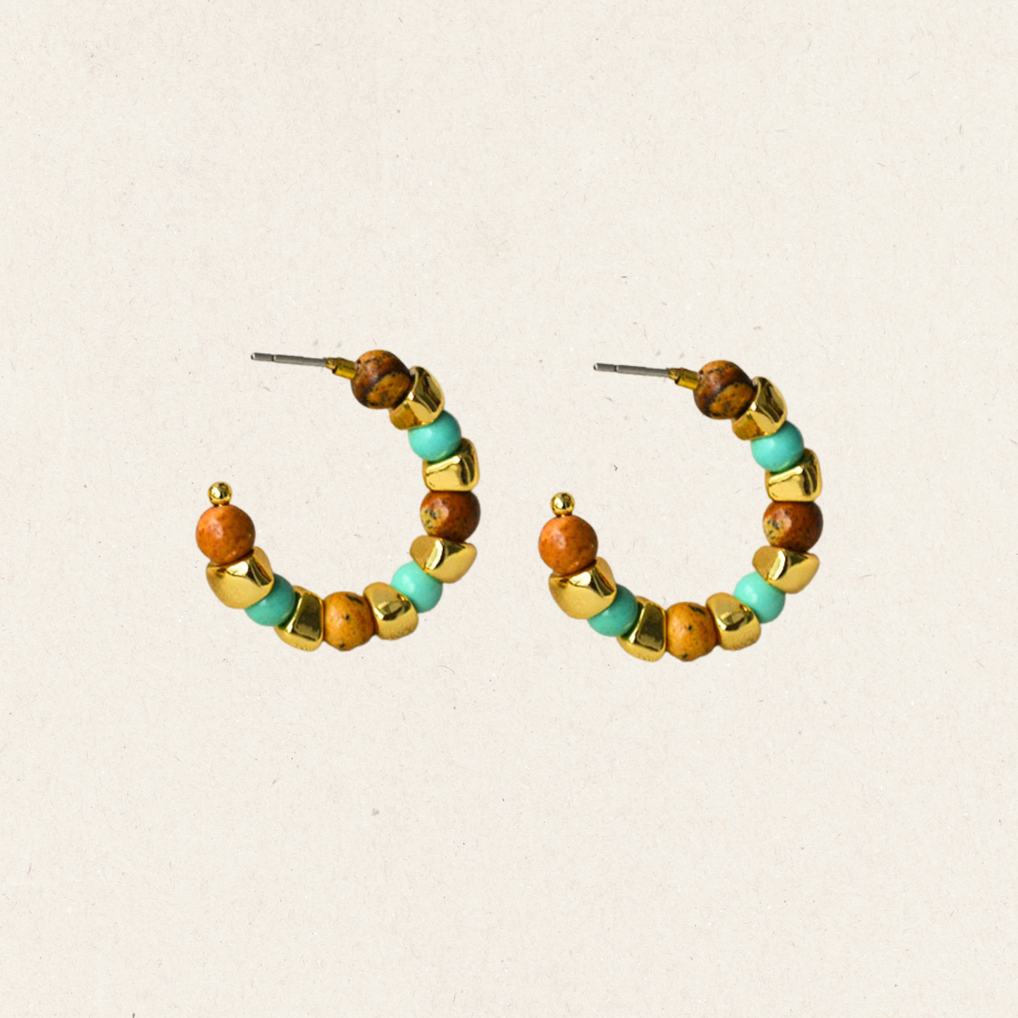 Desert Bloom stud Hoops