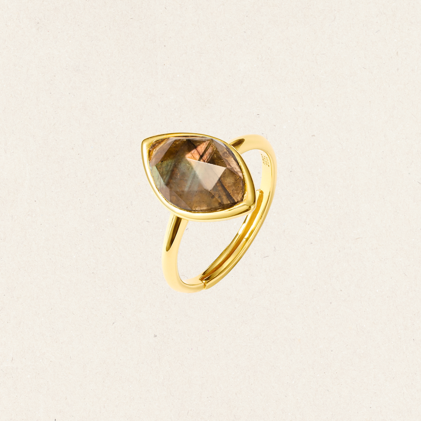 Golden Ember Ring