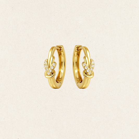 Eternal Loop Hoop Earrings