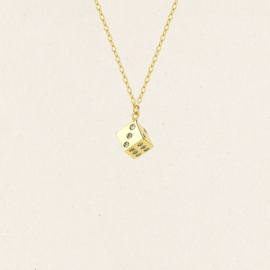 Lucky Dice Charm Necklace