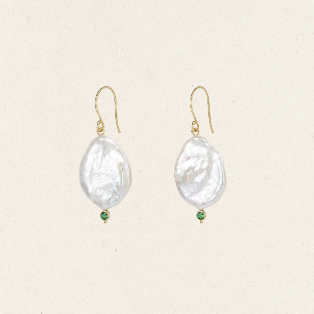 Natural Baroque Pearl Earrings