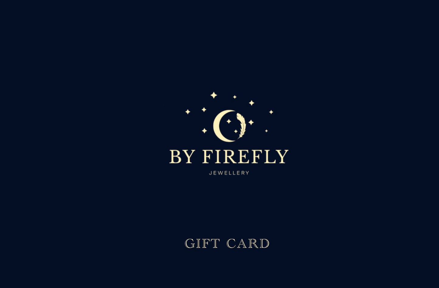 BY FIREFLY gift card