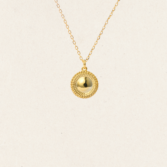 Solar Crest Pendant Necklace