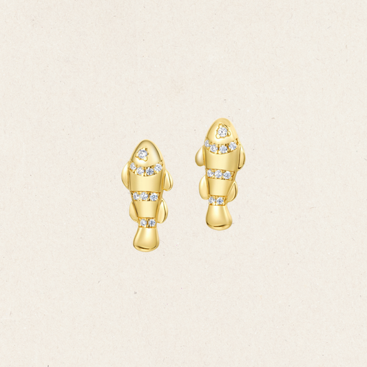 Tropical Fish Stud Earrings