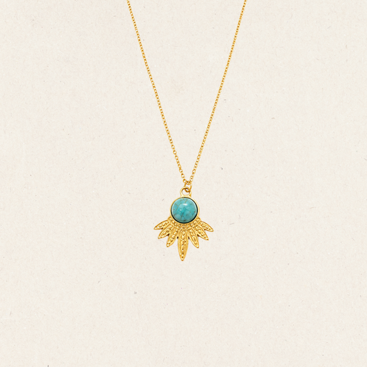Amazonite Sunburst Necklace