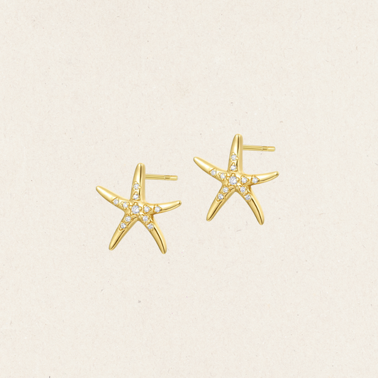 Starfish Stud Earrings