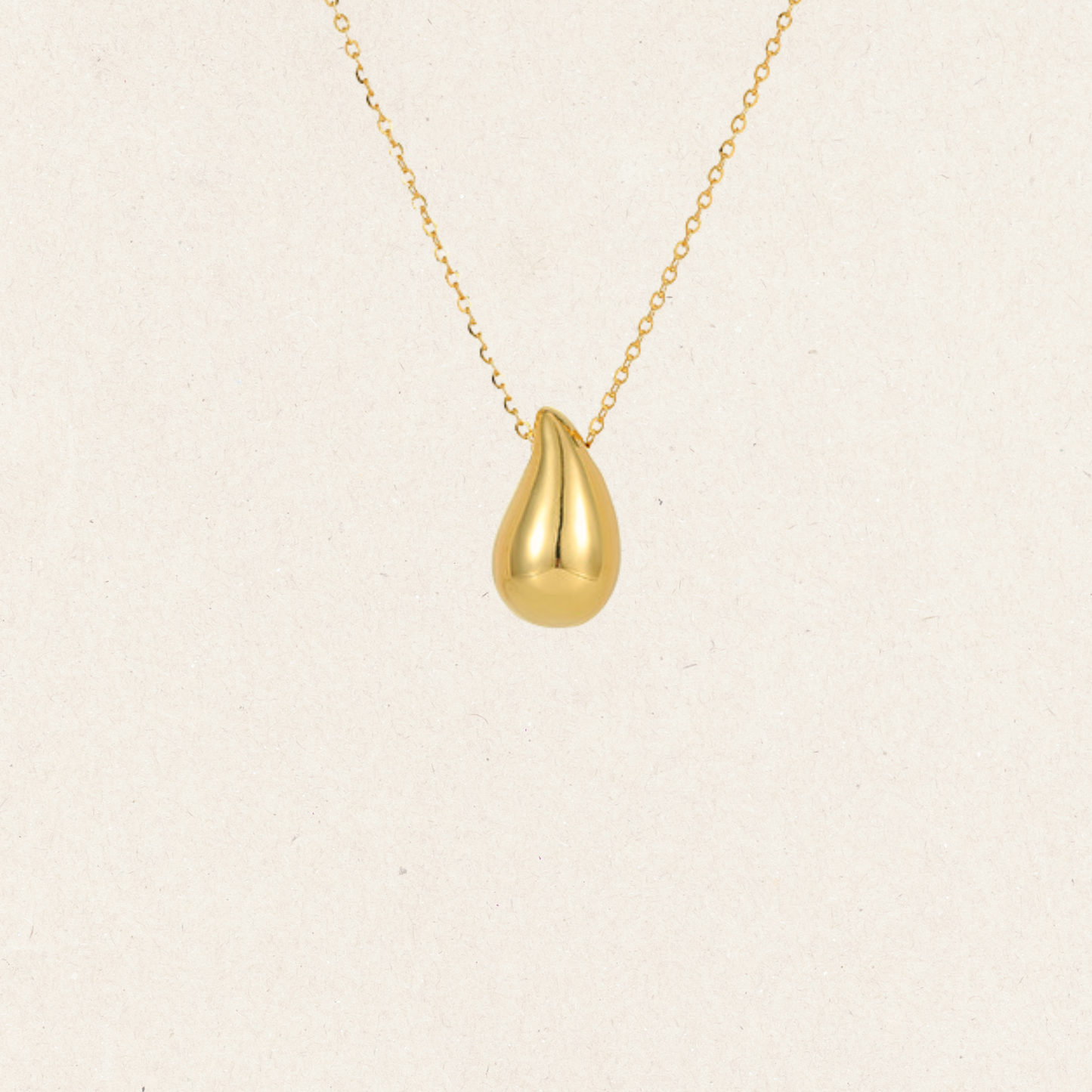 Golden Dew Pendant Necklac