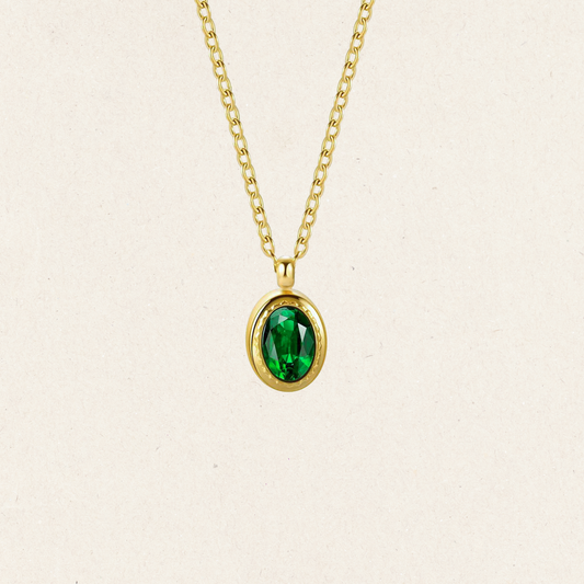 Verdant Grace Emerald Necklace
