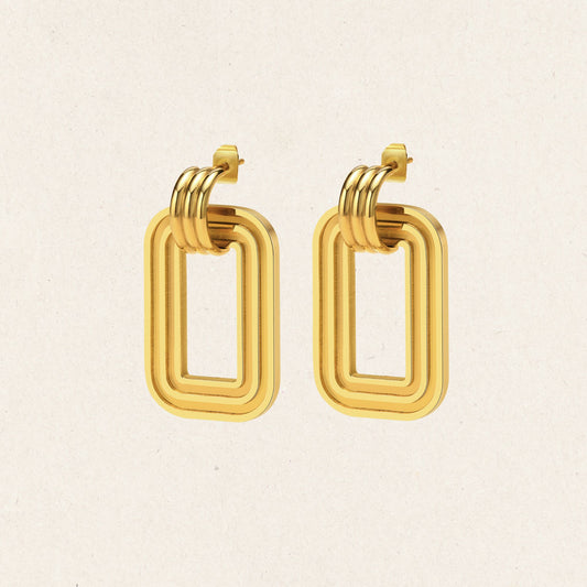 Frame Flow Stud Earrings