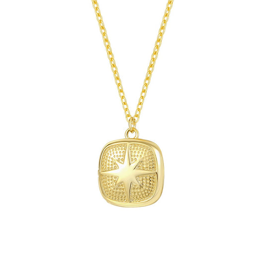 North Star Locket Necklace